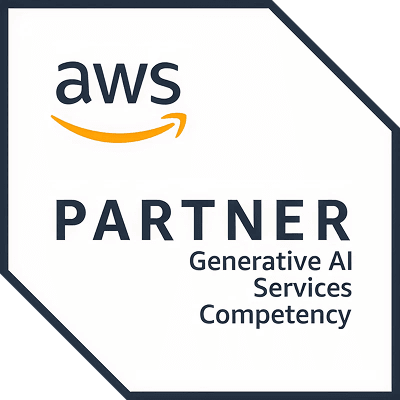 AWS Generative AI Competency — authorized to build production GenAI on Amazon Bedrock